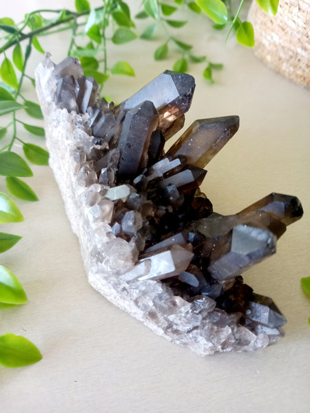 Smoky Quartz Clusters