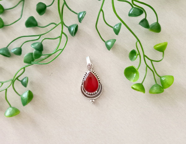 Carnelian Sterling Silver Jewellery