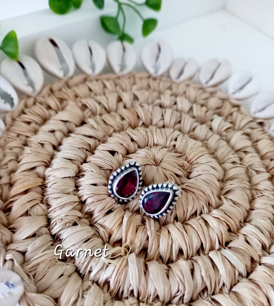 Garnet Sterling Silver Jewellery