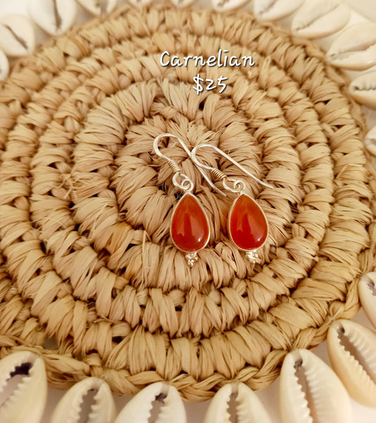 Carnelian Sterling Silver Jewellery