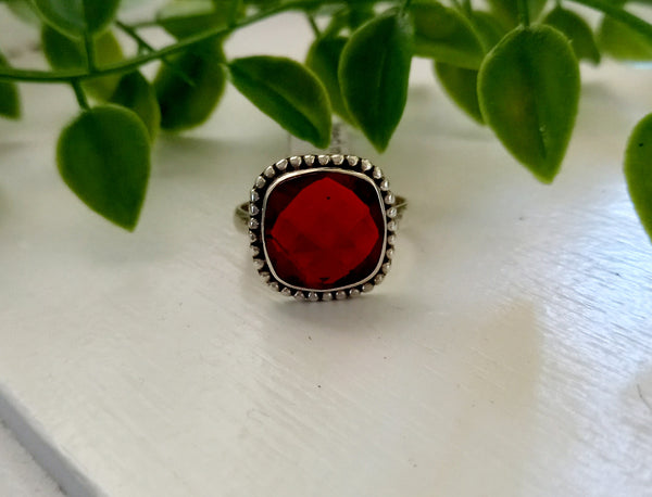 Garnet Sterling Silver Jewellery