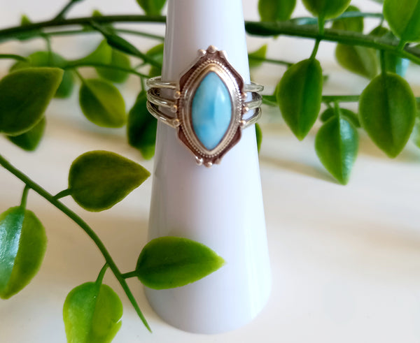 Larimar Jewellery (Sterling Silver)