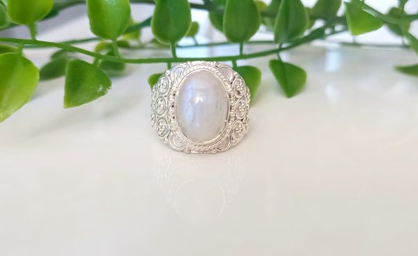 Moonstone Jewellery (Sterling Silver)