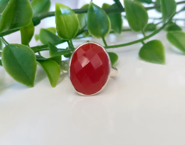 Carnelian Sterling Silver Jewellery