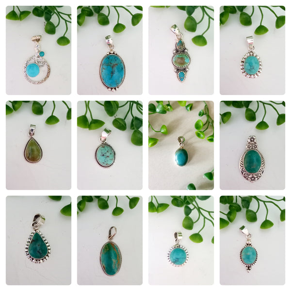 Turquoise Jewellery (Sterling Silver)