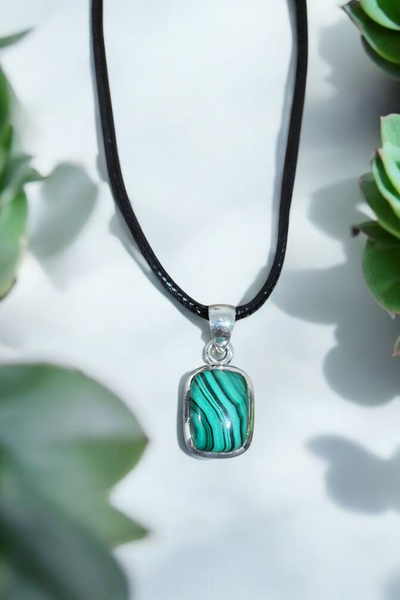Malachite Jewellery (Sterling Silver)