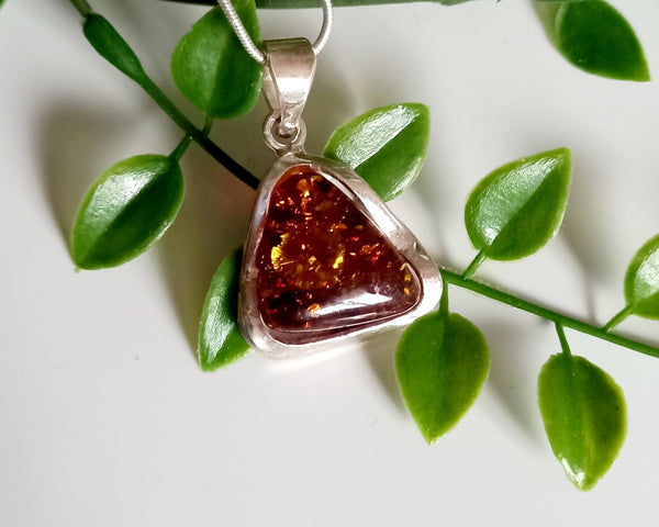 Amber Sterling Silver Jewellery