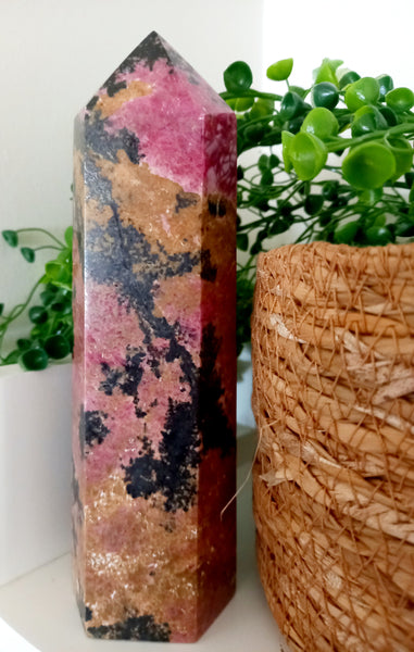 Rhodonite Large Tower