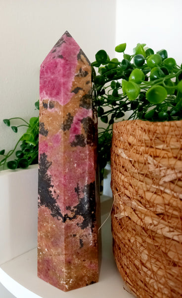 Rhodonite Large Tower