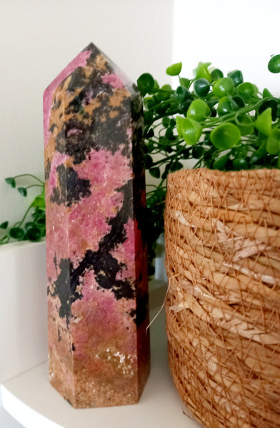 Rhodonite Large Tower