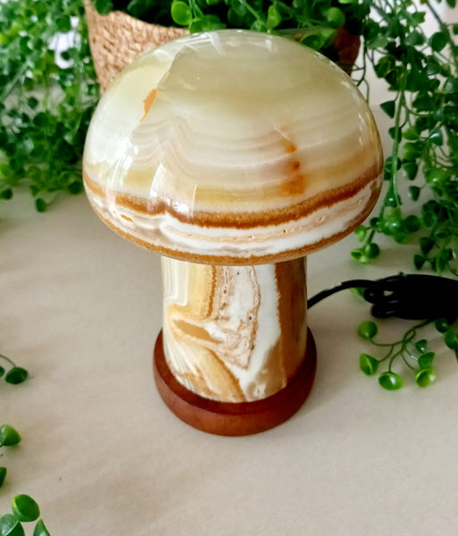 Onyx Mushroom Lamps