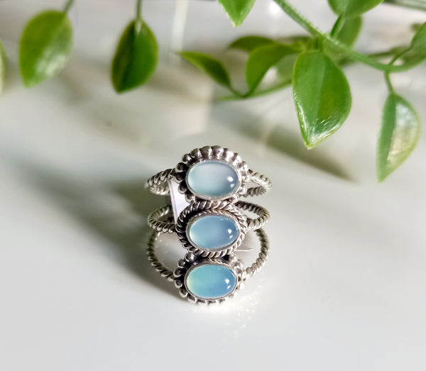 Chalcedony Sterling Silver Jewellery