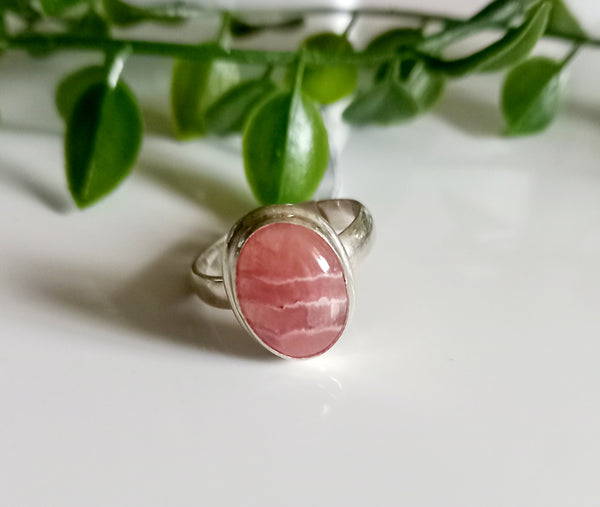 Rhodochrosite Sterling Silver Jewellery