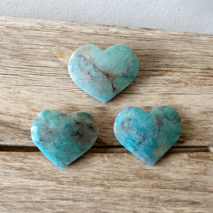 Amazonite Hearts