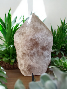 Smoky Quartz Point Lamp