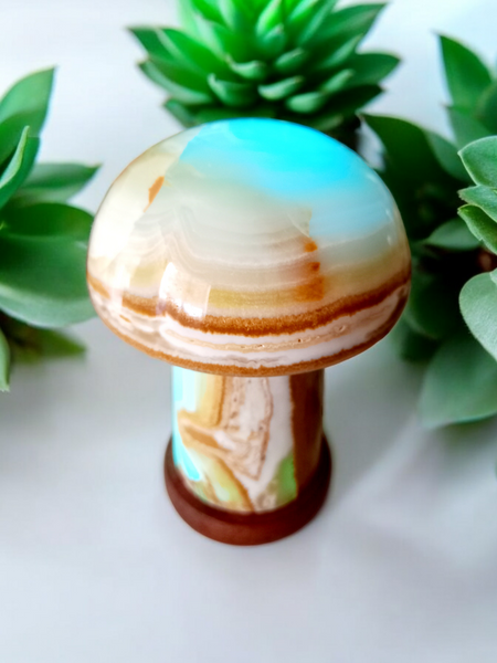 Onyx Mushroom Lamps