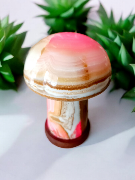 Onyx Mushroom Lamps