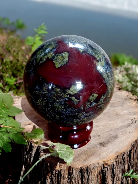 Dragon Blood Jasper Spheres