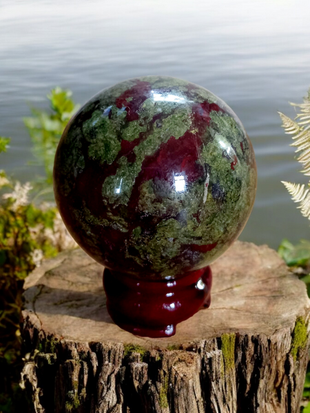 Dragon Blood Jasper Spheres