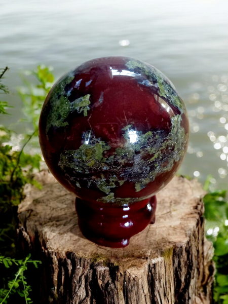 Dragon Blood Jasper Spheres