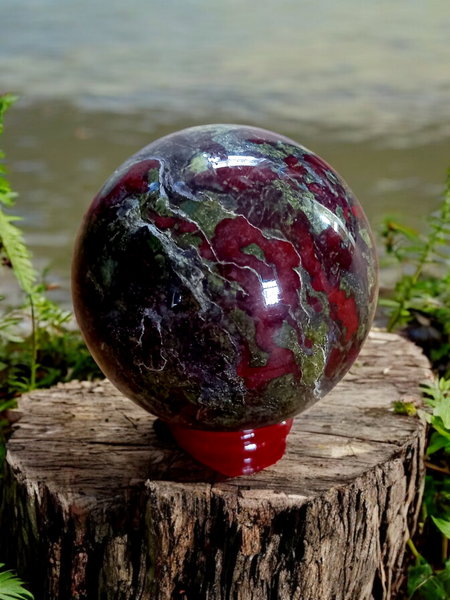 Dragon Blood Jasper Spheres