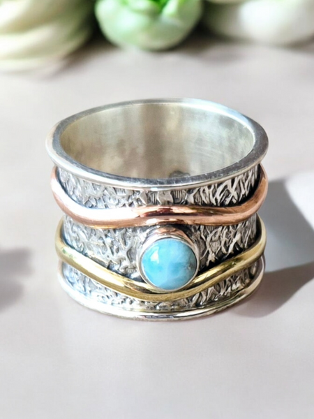 Larimar Jewellery (Sterling Silver)