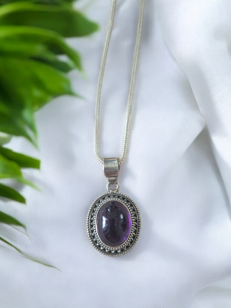 Amethyst Jewellery (Sterling Silver)