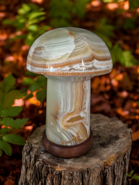 Onyx Mushroom Lamps