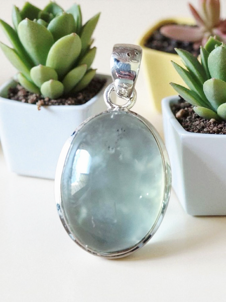 Phrenite Sterling Silver Jewellery