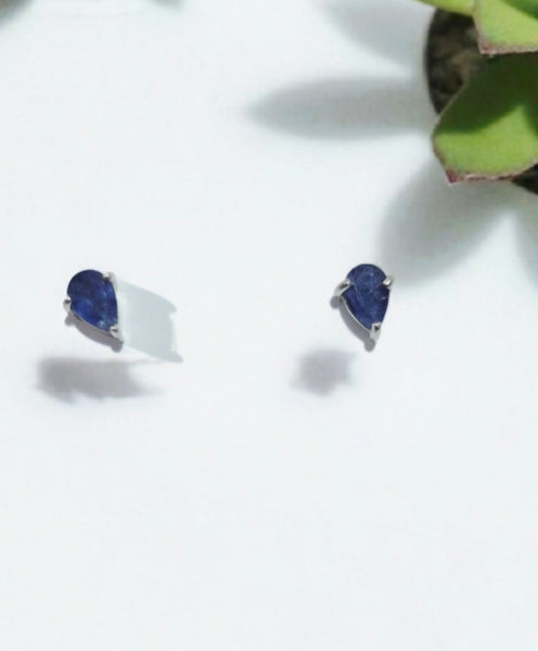 Crystal Earrings - Sterling Silver