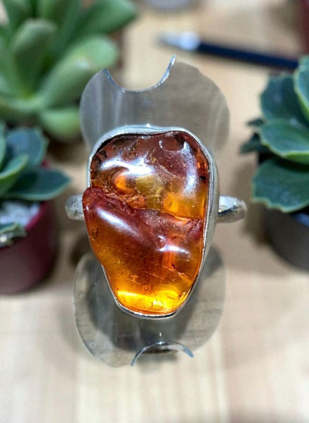 Amber Sterling Silver Jewellery
