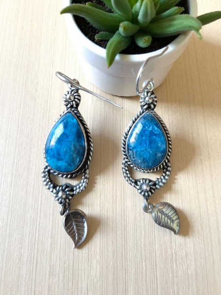 Crystal Earrings - Sterling Silver