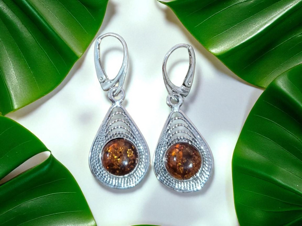Amber Sterling Silver Jewellery