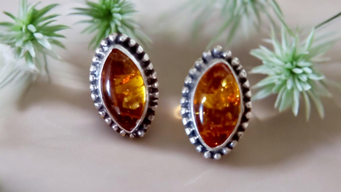 Amber Sterling Silver Jewellery