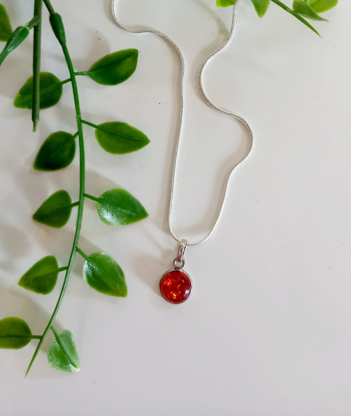 Amber Sterling Silver Jewellery