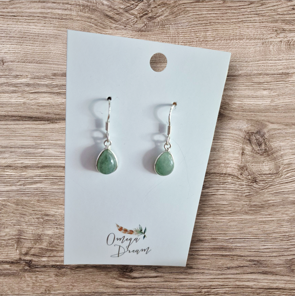 Crystal Earrings - Sterling Silver