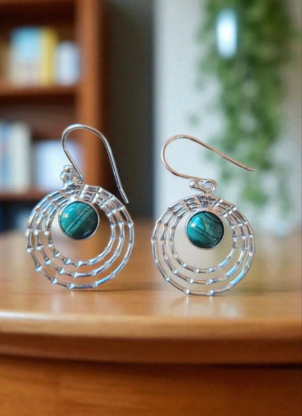 Malachite Jewellery (Sterling Silver)