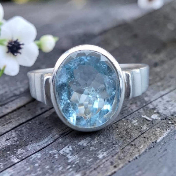 Sterling Silver Crystal Rings