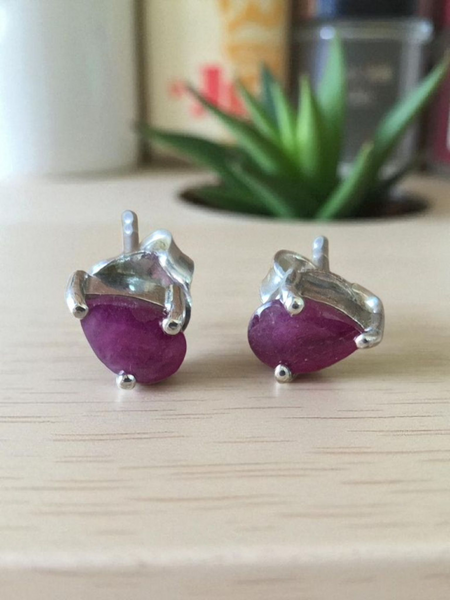 Crystal Earrings - Sterling Silver