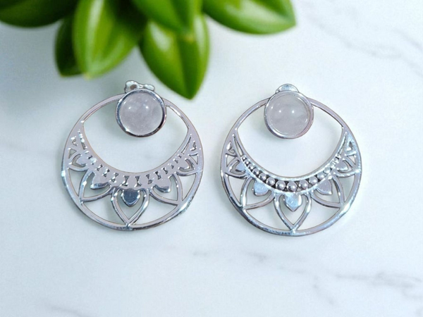 Rose Quartz Sterling Silver Jewellery