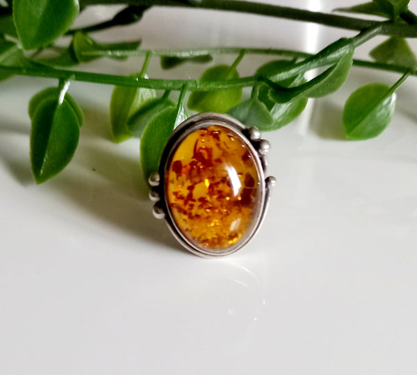 Amber Sterling Silver Jewellery