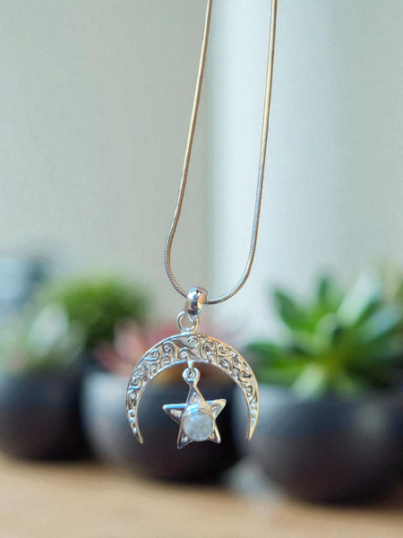 Moonstone Jewellery (Sterling Silver)