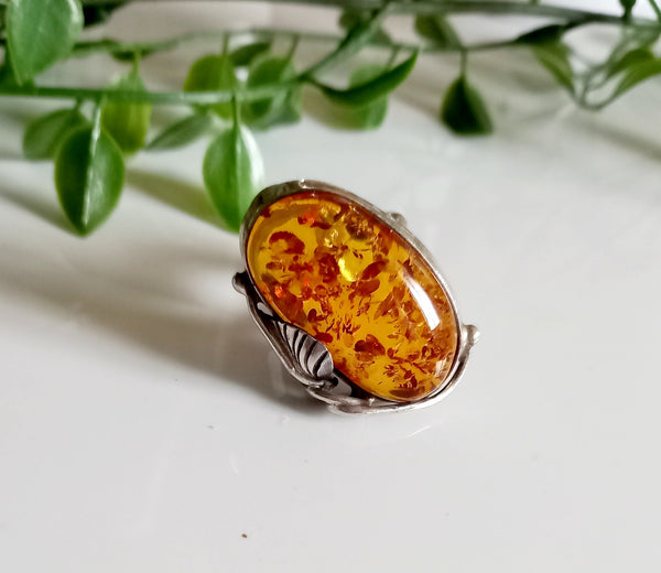 Amber Sterling Silver Jewellery