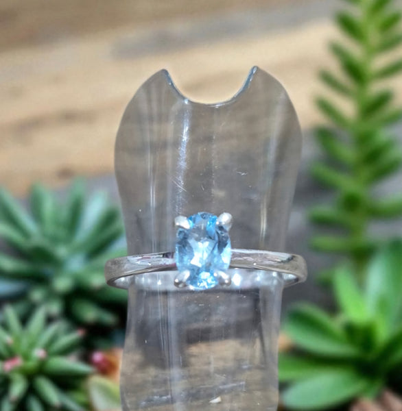 Sterling Silver Crystal Rings
