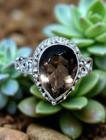 Smoky Quartz Sterling Silver Jewellery