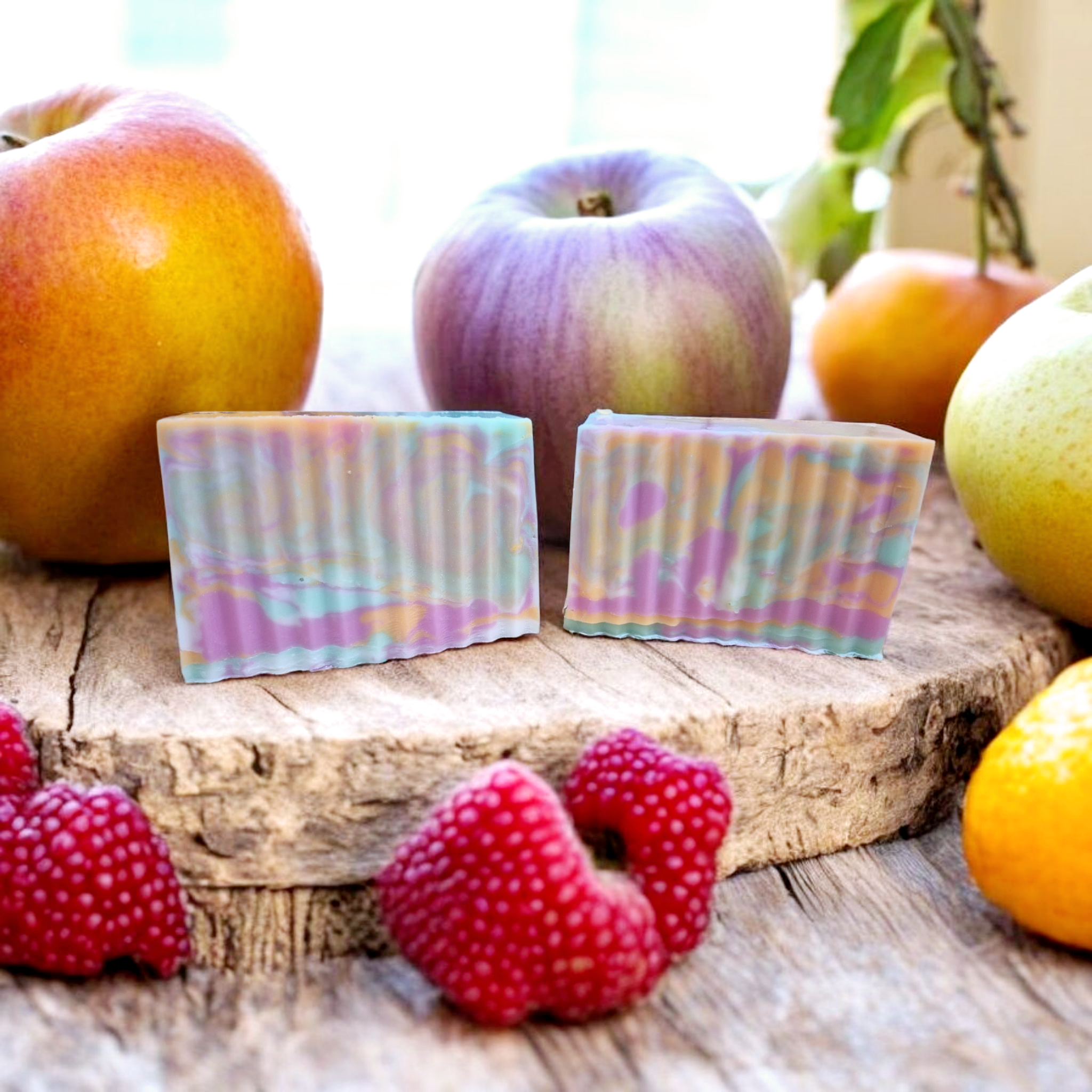 Apple Orange & Raspberry Soap
