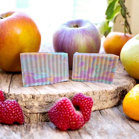 Apple Orange & Raspberry Soap