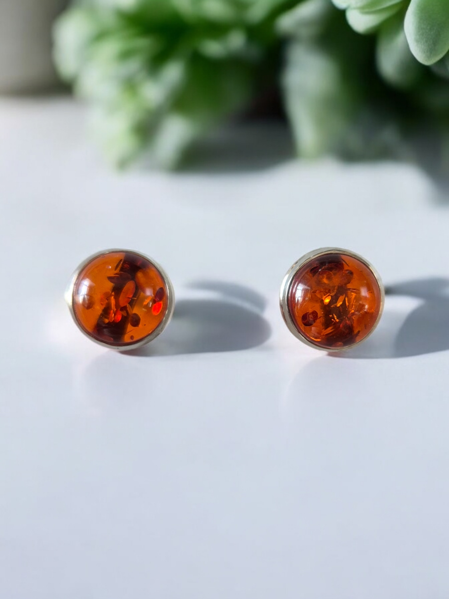 Amber Sterling Silver Jewellery
