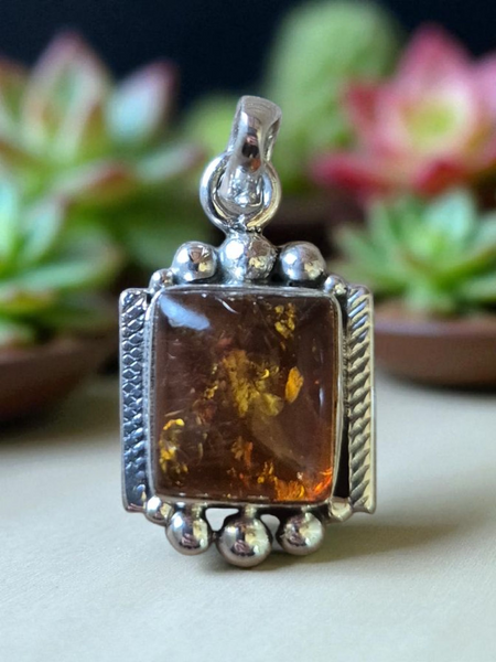 Amber Sterling Silver Jewellery