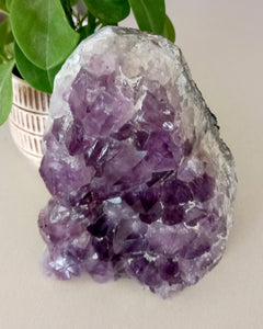 Natural Amethyst Crystal Lamp